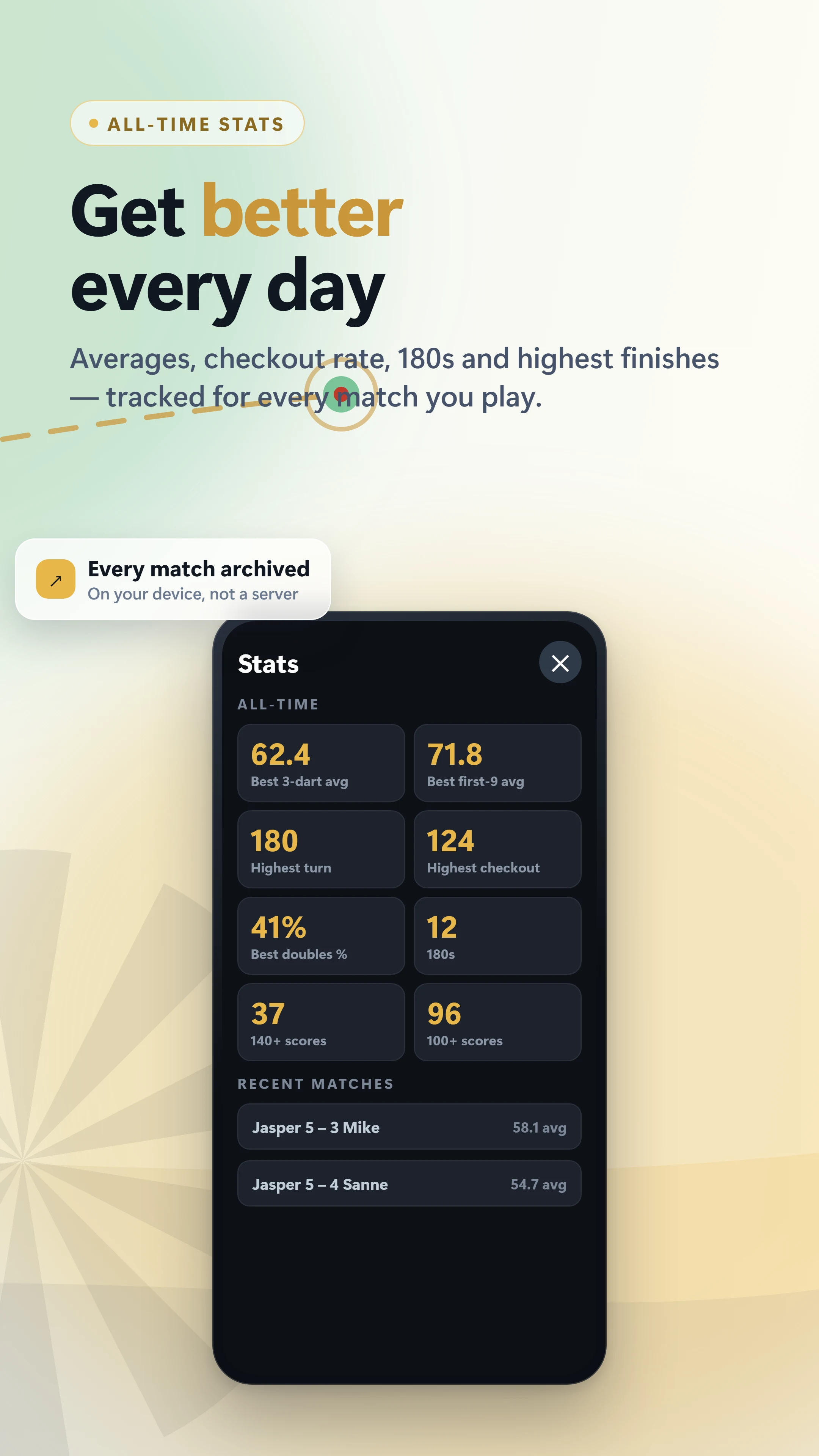 Easy X01 Darts Score 501 / 301 screenshot