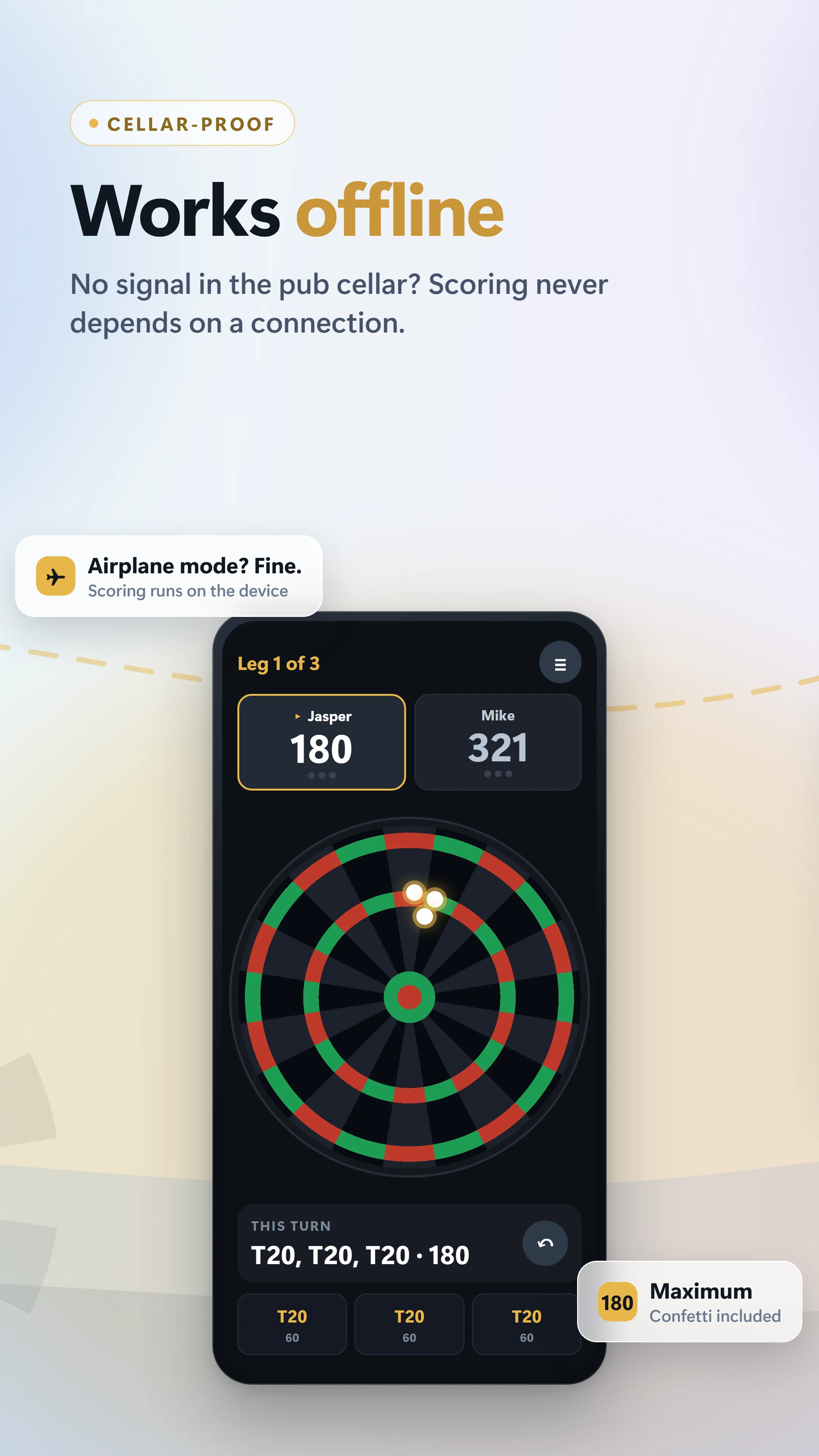 Easy X01 Darts Score 501 / 301 screenshot